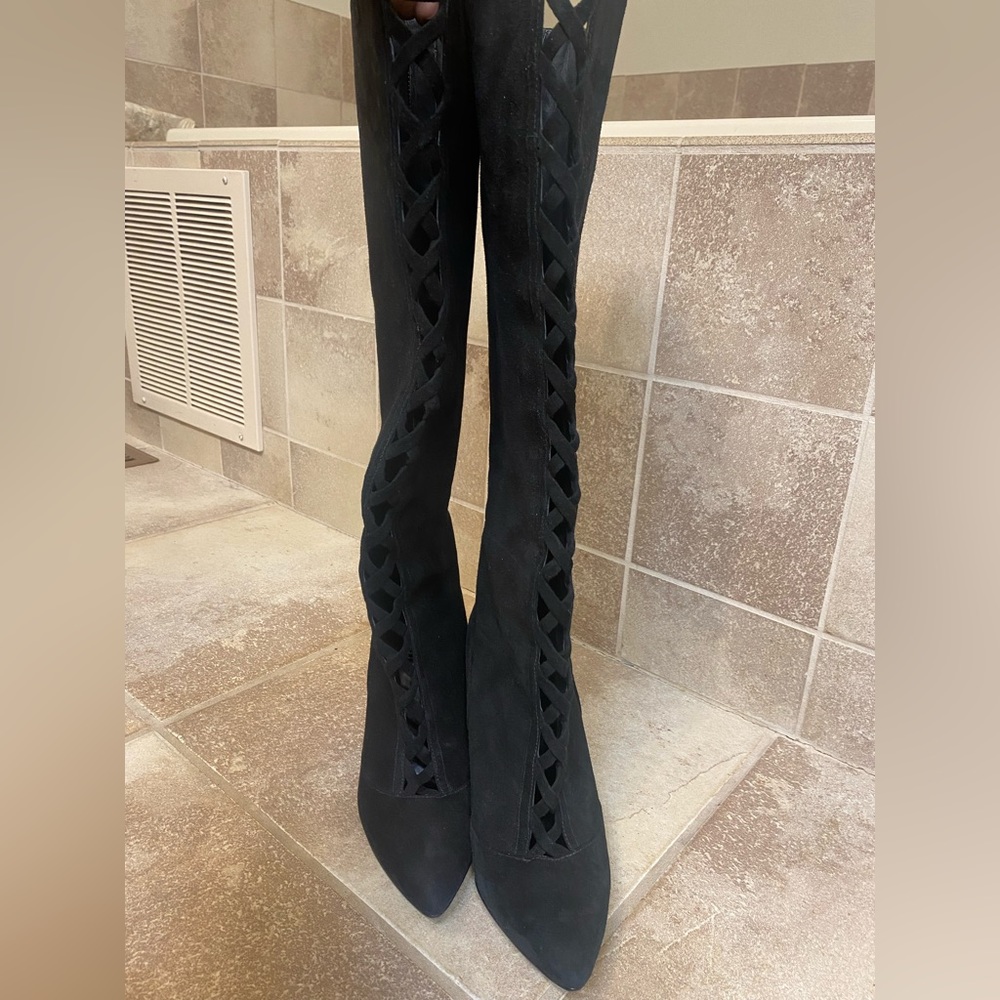 Nine West boots, women’s 7, black suede